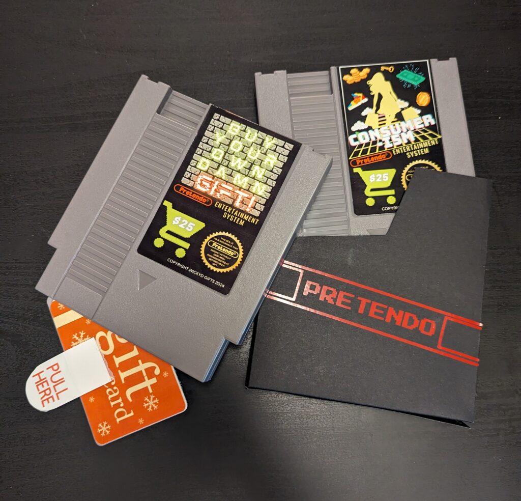 Nostalgic Video Game Inspired Gift Card Holders