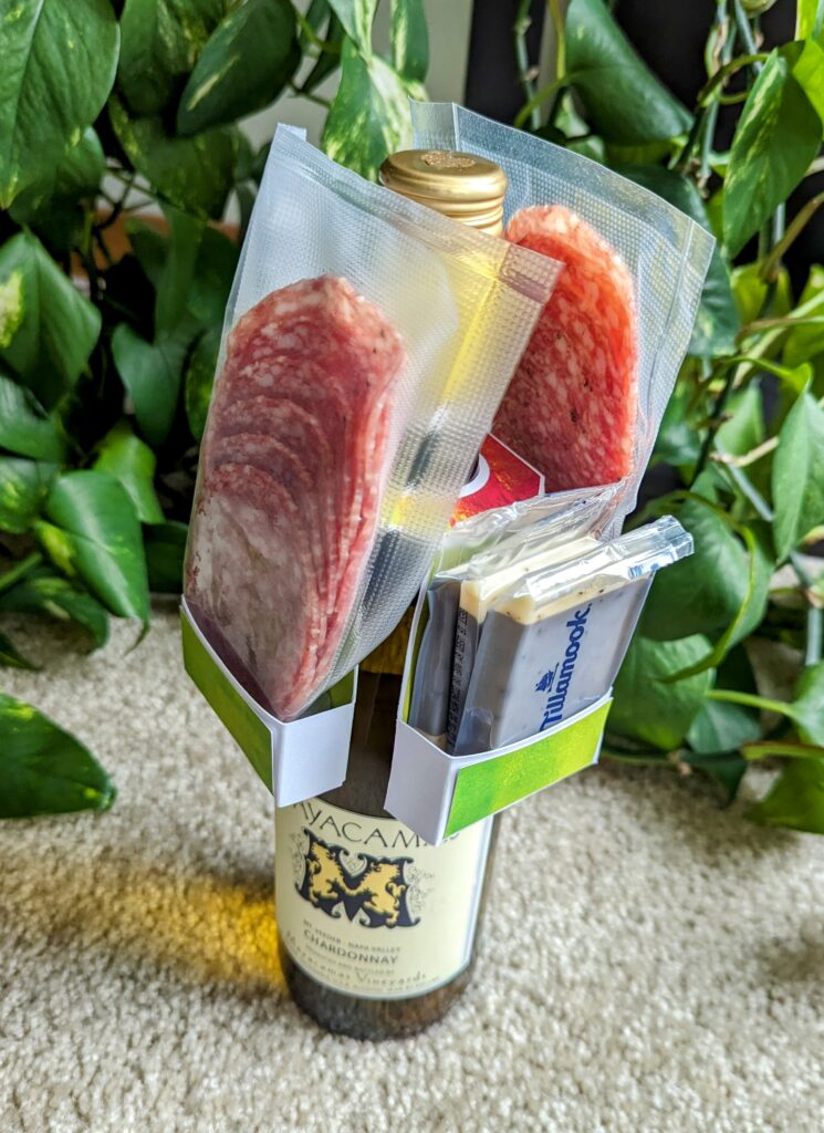 Wine Bottle Gift Holder
To-go Charcuterie